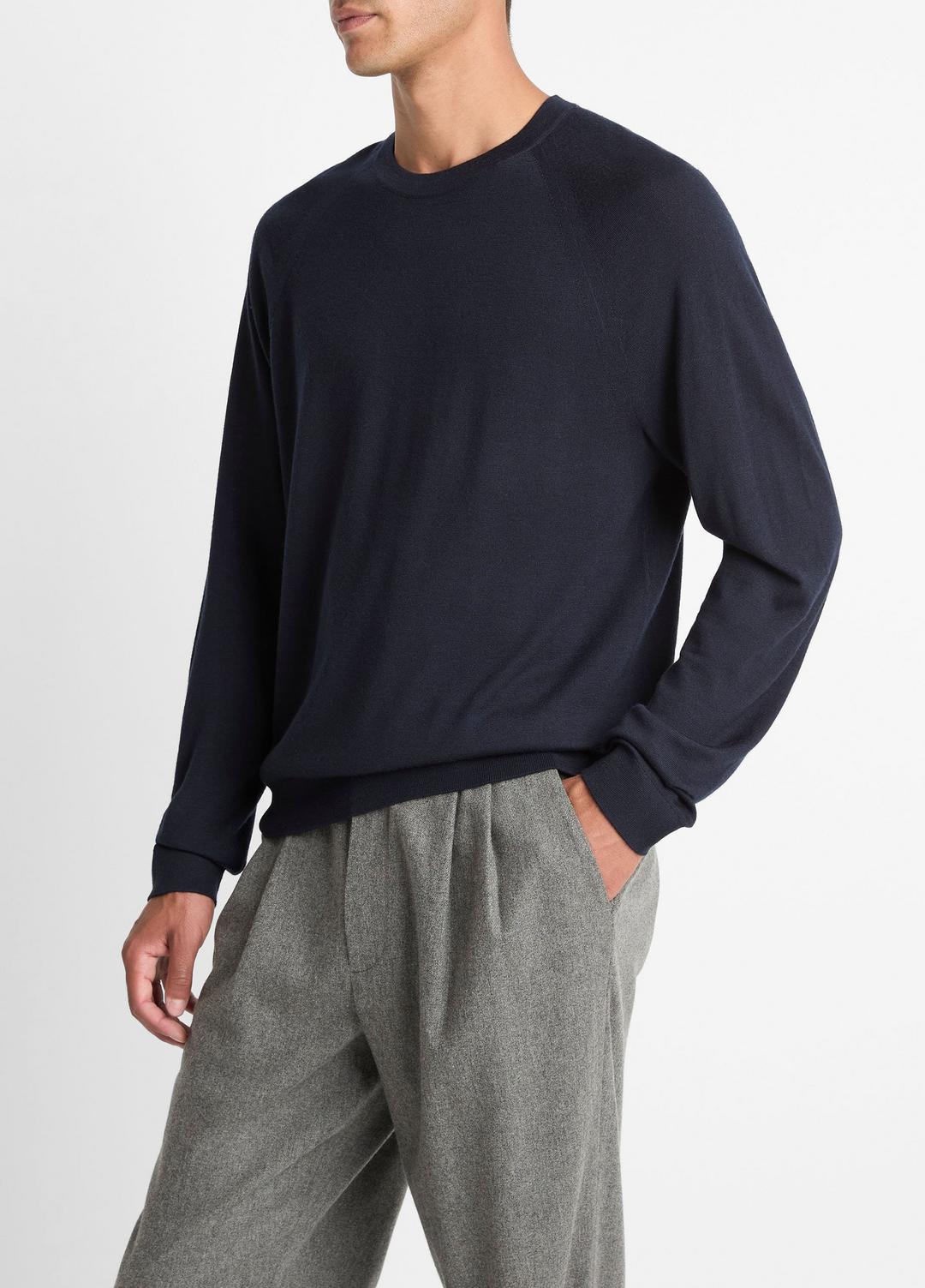 VINCE Deals - Featherweight Wool-Cashmere Crew Neck Sweater in Crew Neck