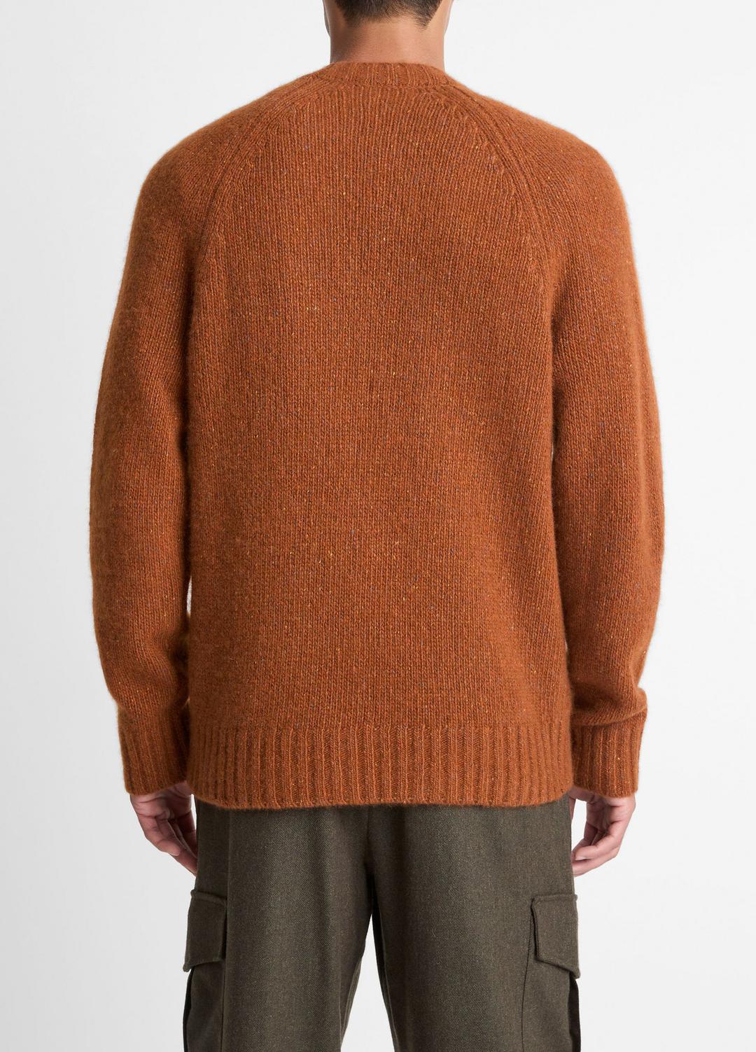 VINCE Essential - Donegal Cashmere Raglan-Sleeve Sweater in Crew Neck