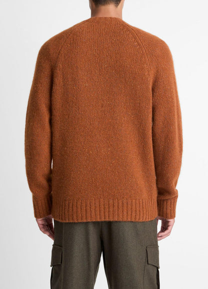 VINCE Essential - Donegal Cashmere Raglan-Sleeve Sweater in Crew Neck