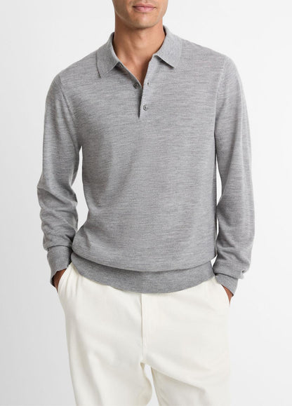 VINCE Featured - Wool Polo Sweater in Sweaters