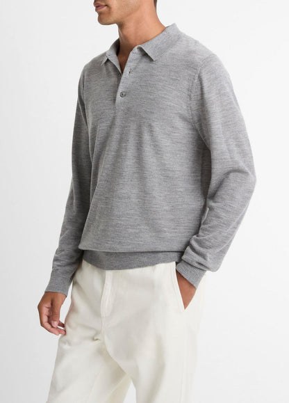 VINCE Featured - Wool Polo Sweater in Sweaters