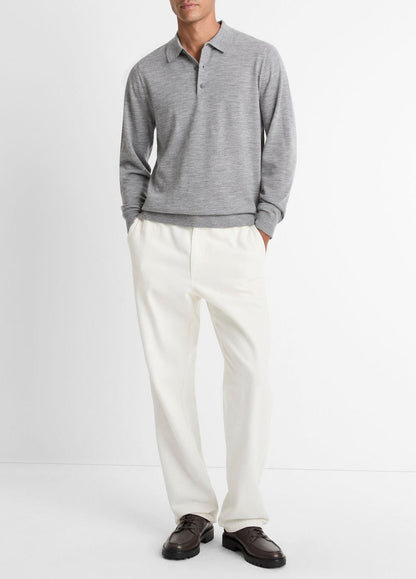 VINCE Featured - Wool Polo Sweater in Sweaters