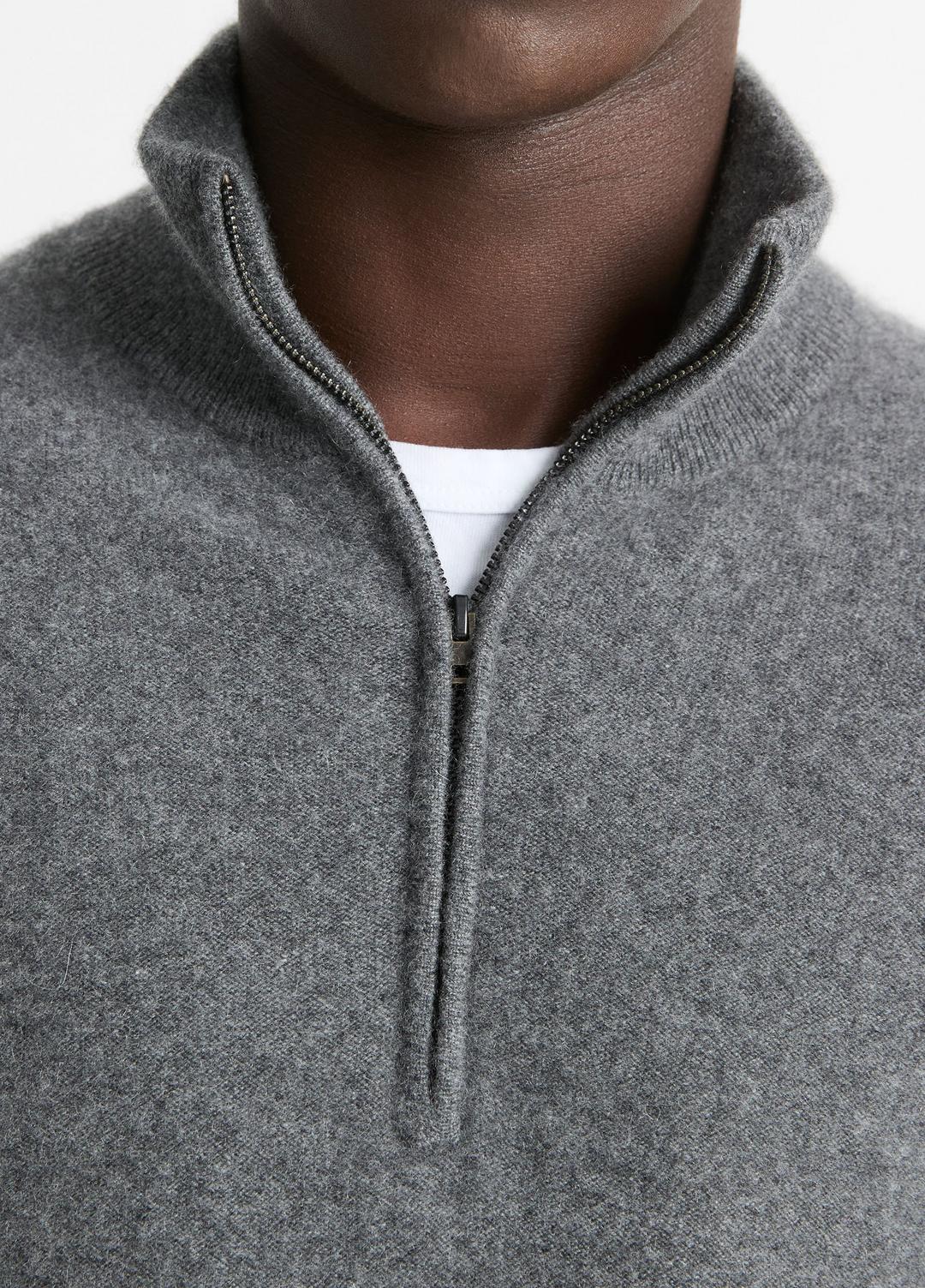 VINCE Best Price - Plush Cashmere Quarter-Zip Sweater in Quarter Zip