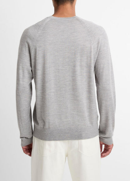 VINCE Value - Featherweight Wool-Cashmere Crew Neck Sweater in Crew Neck