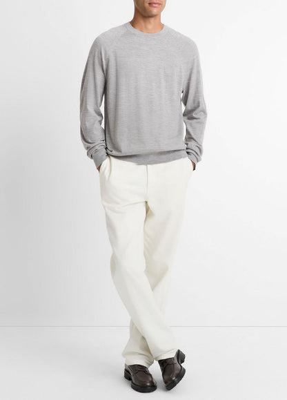 VINCE Value - Featherweight Wool-Cashmere Crew Neck Sweater in Crew Neck
