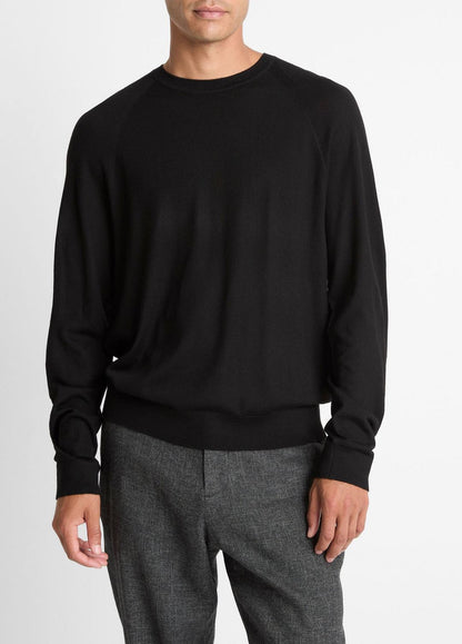 VINCE Everyday - Featherweight Wool-Cashmere Crew Neck Sweater in Crew Neck