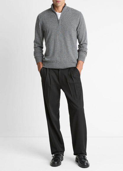 VINCE Discount - Cashmere Quarter-Zip Sweater in Quarter Zip