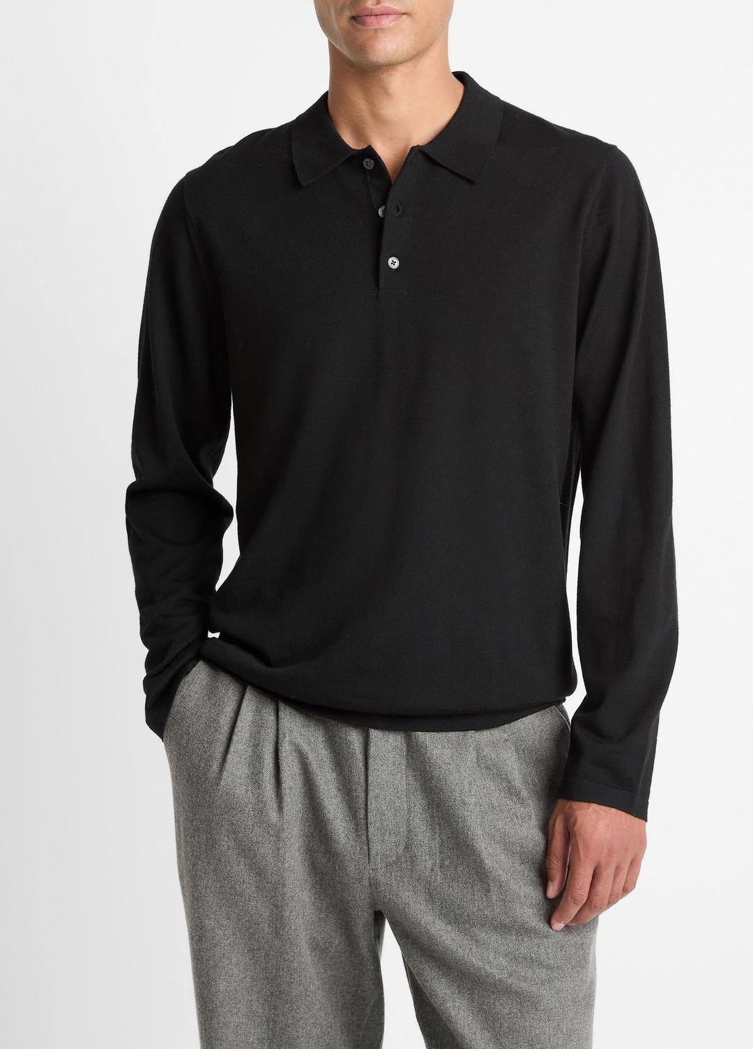 VINCE Exclusive - Wool Polo Sweater in Sweaters