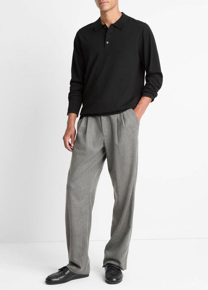 VINCE Exclusive - Wool Polo Sweater in Sweaters