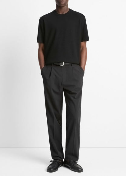 VINCE Featured - Milano Short-Sleeve Crew Neck Sweater in Crew Neck
