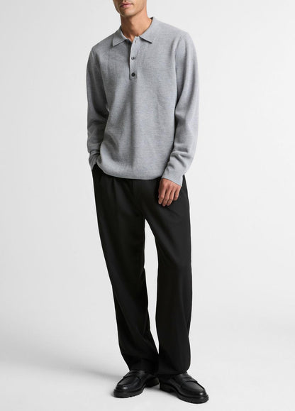 VINCE Popular - Italian Merino Wool Milano Polo Sweater in Sweaters