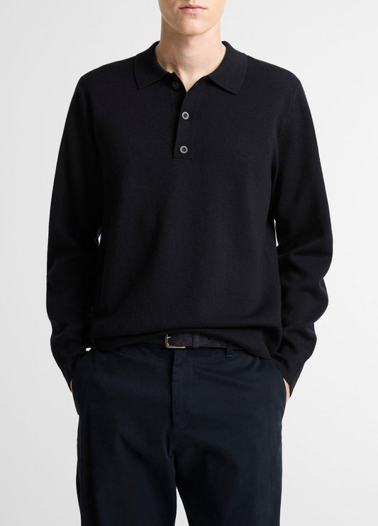 VINCE Customer Favorite - Italian Merino Wool Milano Polo Sweater in Sweaters