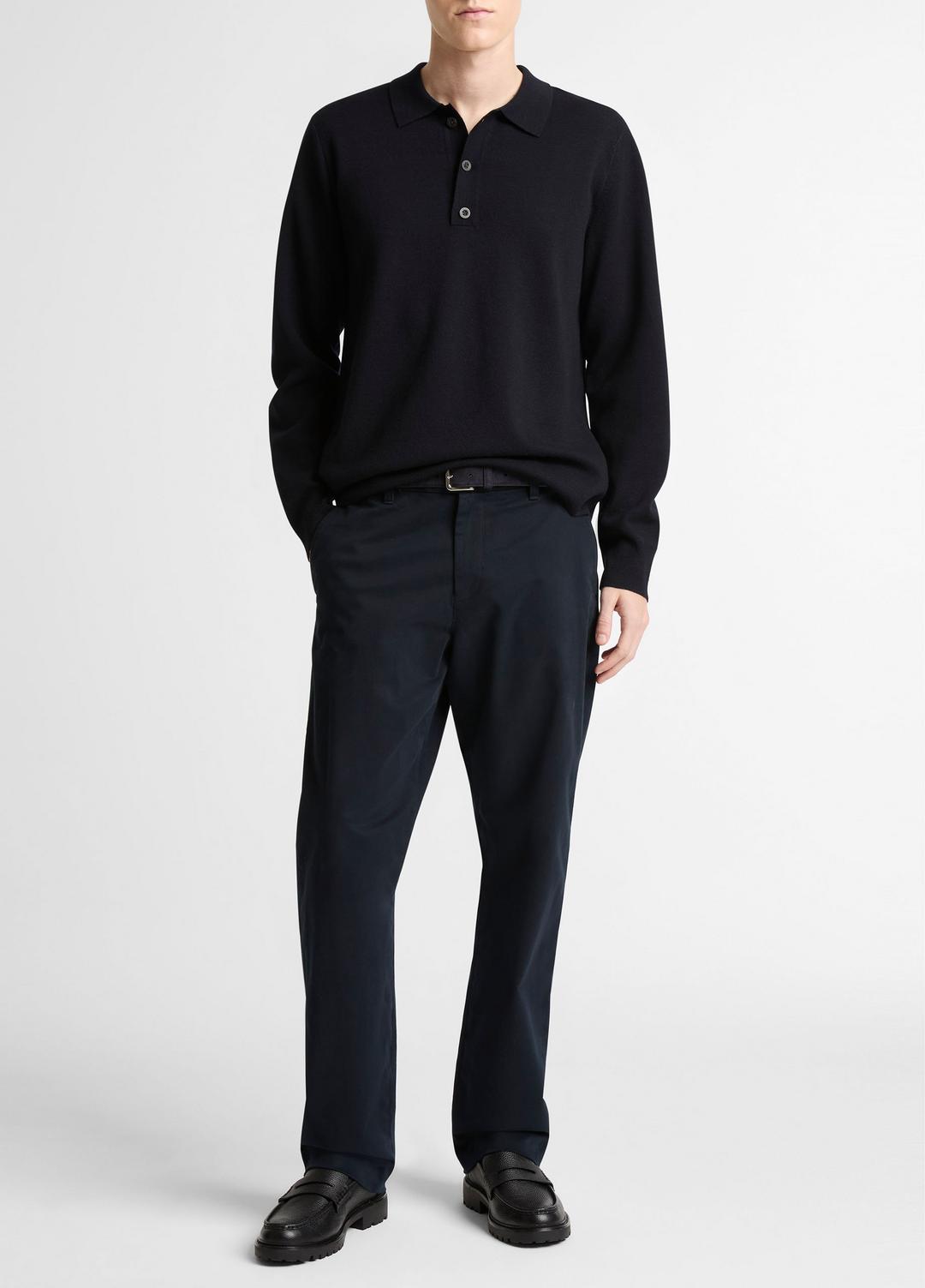 VINCE Customer Favorite - Italian Merino Wool Milano Polo Sweater in Sweaters