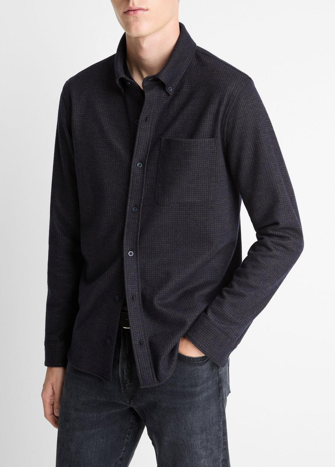 VINCE Recommended - Tattersall Plaid Button-Down Shirt in Long Sleeve