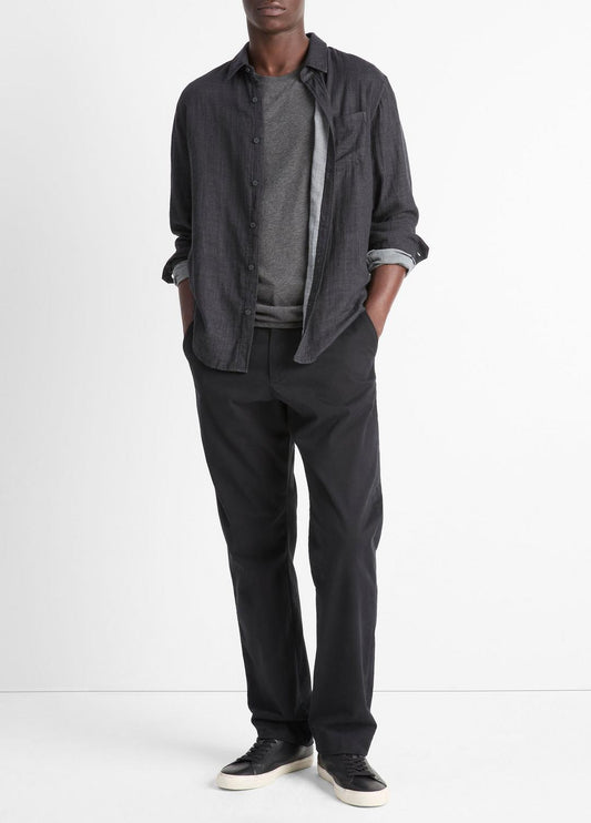 VINCE Top Pick - Double Face Long Sleeve in Long Sleeve