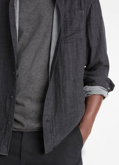 VINCE Top Pick - Double Face Long Sleeve in Long Sleeve