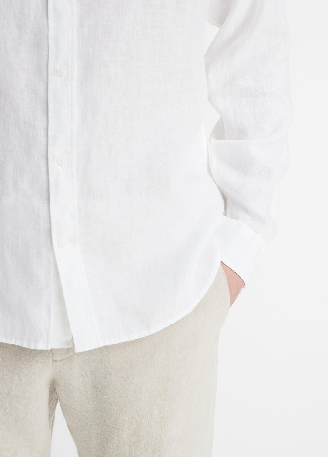 VINCE Deals - Linen Long-Sleeve Shirt in Long Sleeve