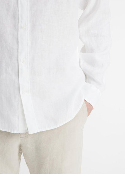 VINCE Deals - Linen Long-Sleeve Shirt in Long Sleeve