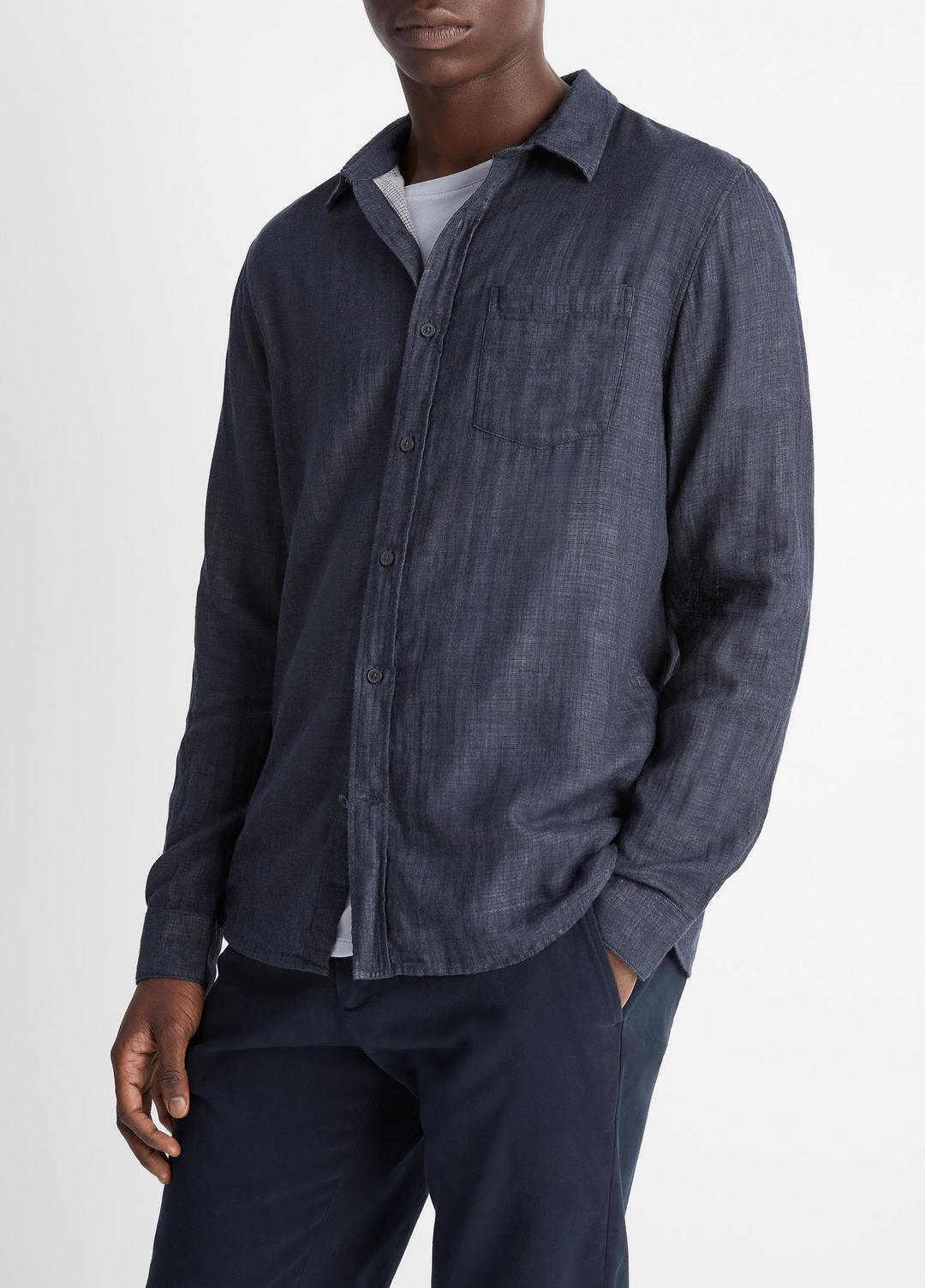 VINCE Trending - Double Face Long Sleeve in Long Sleeve