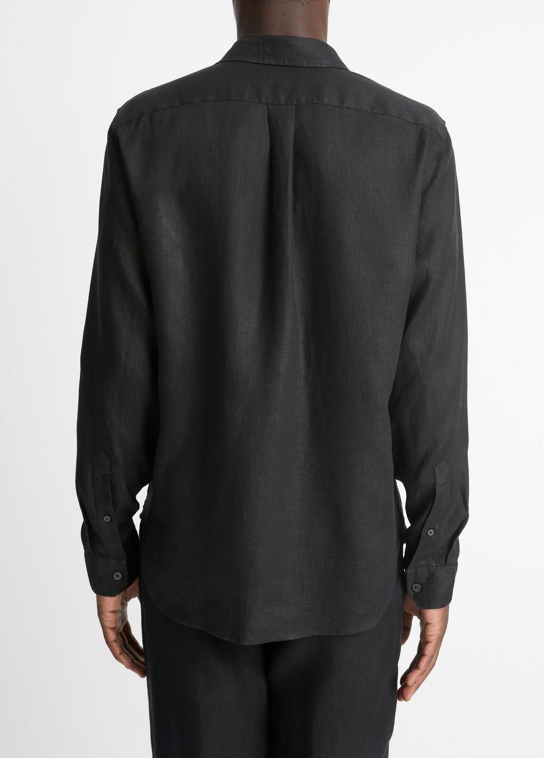 VINCE Trending - Linen Long-Sleeve Shirt in Long Sleeve