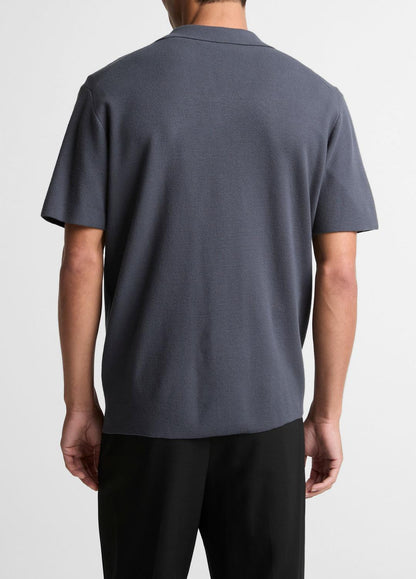 VINCE New - Merino Wool Cabana Shirt  in Short Sleeve