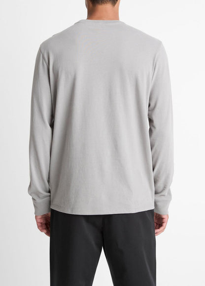VINCE Hot Sale - Sueded Jersey Long-Sleeve Pocket T-Shirt in Long Sleeve