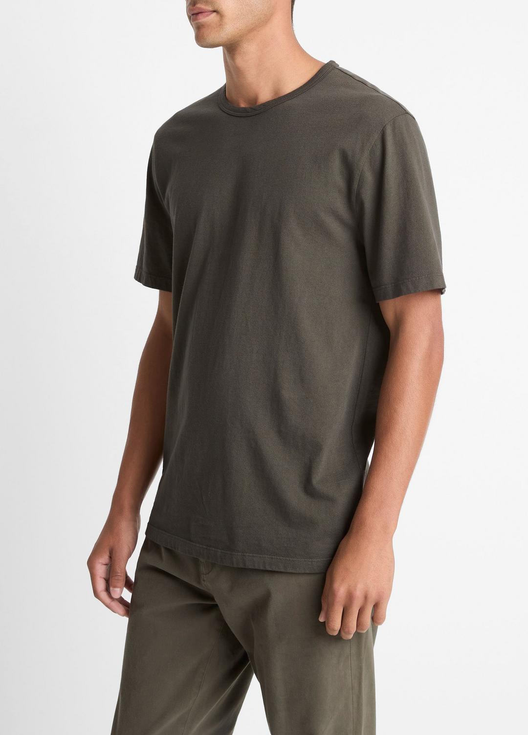 VINCE Trusted - Garment Dye Cotton T-Shirt in Short Sleeve