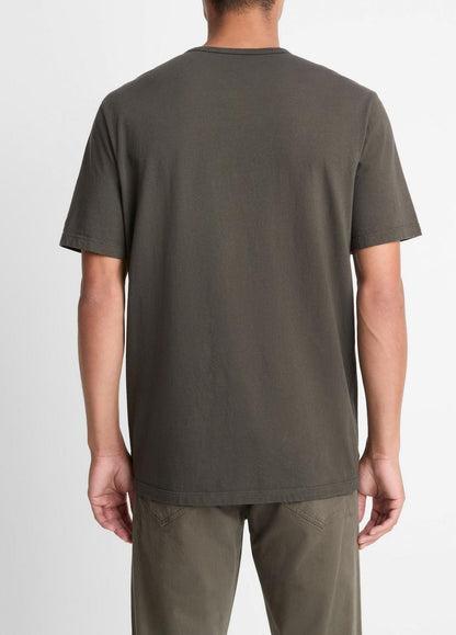 VINCE Trusted - Garment Dye Cotton T-Shirt in Short Sleeve