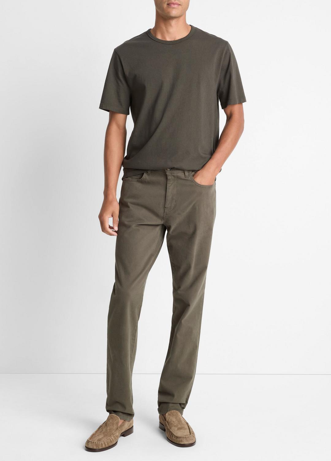 VINCE Trusted - Garment Dye Cotton T-Shirt in Short Sleeve