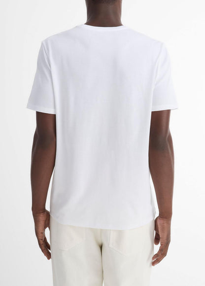 VINCE Quality - Pima Cotton Crew Neck T-Shirt in Short Sleeve