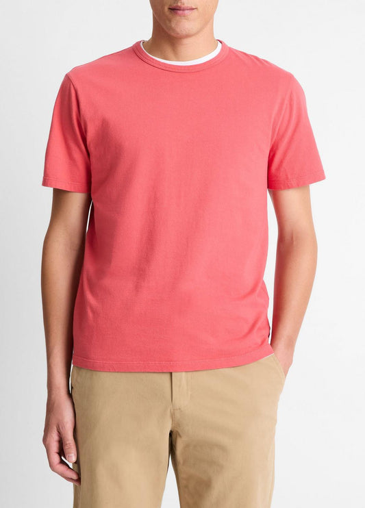 VINCE Trending - Garment Dye Cotton T-Shirt in Short Sleeve