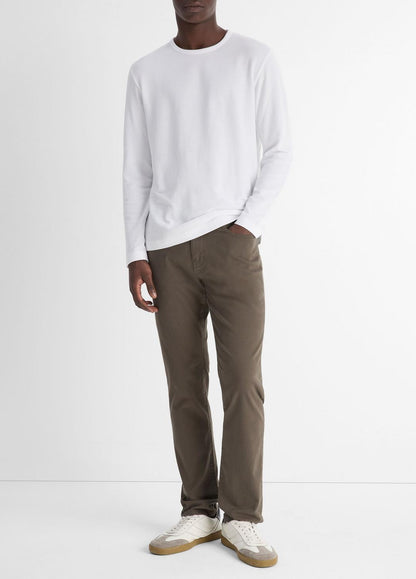 VINCE Recommended - Pima Cotton Piqué Long-Sleeve T-Shirt in Long Sleeve