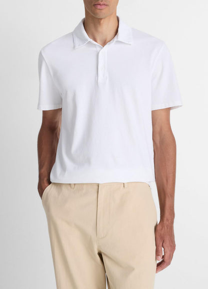 VINCE Hot Sale - Garment Dye Cotton Polo Shirt in Henleys & Polos