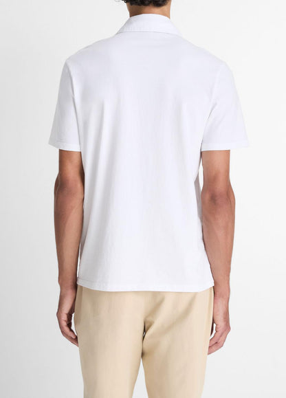 VINCE Hot Sale - Garment Dye Cotton Polo Shirt in Henleys & Polos