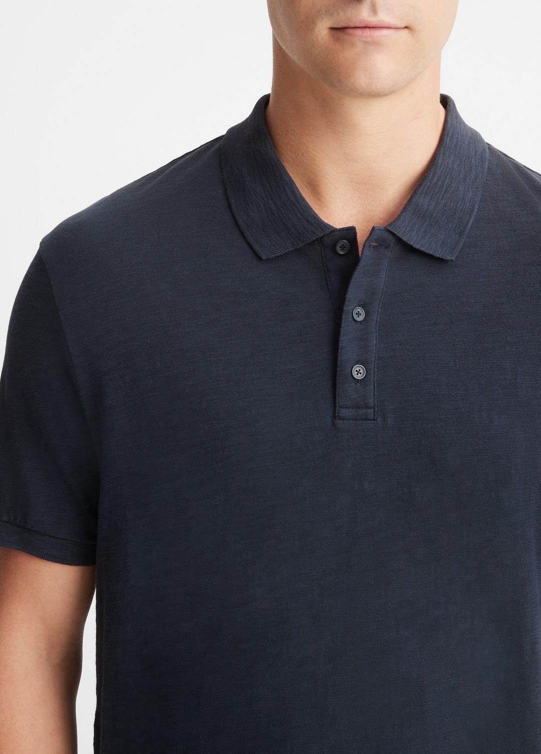 VINCE Special Offer - Classic Slub Polo Shirt in Henleys & Polos