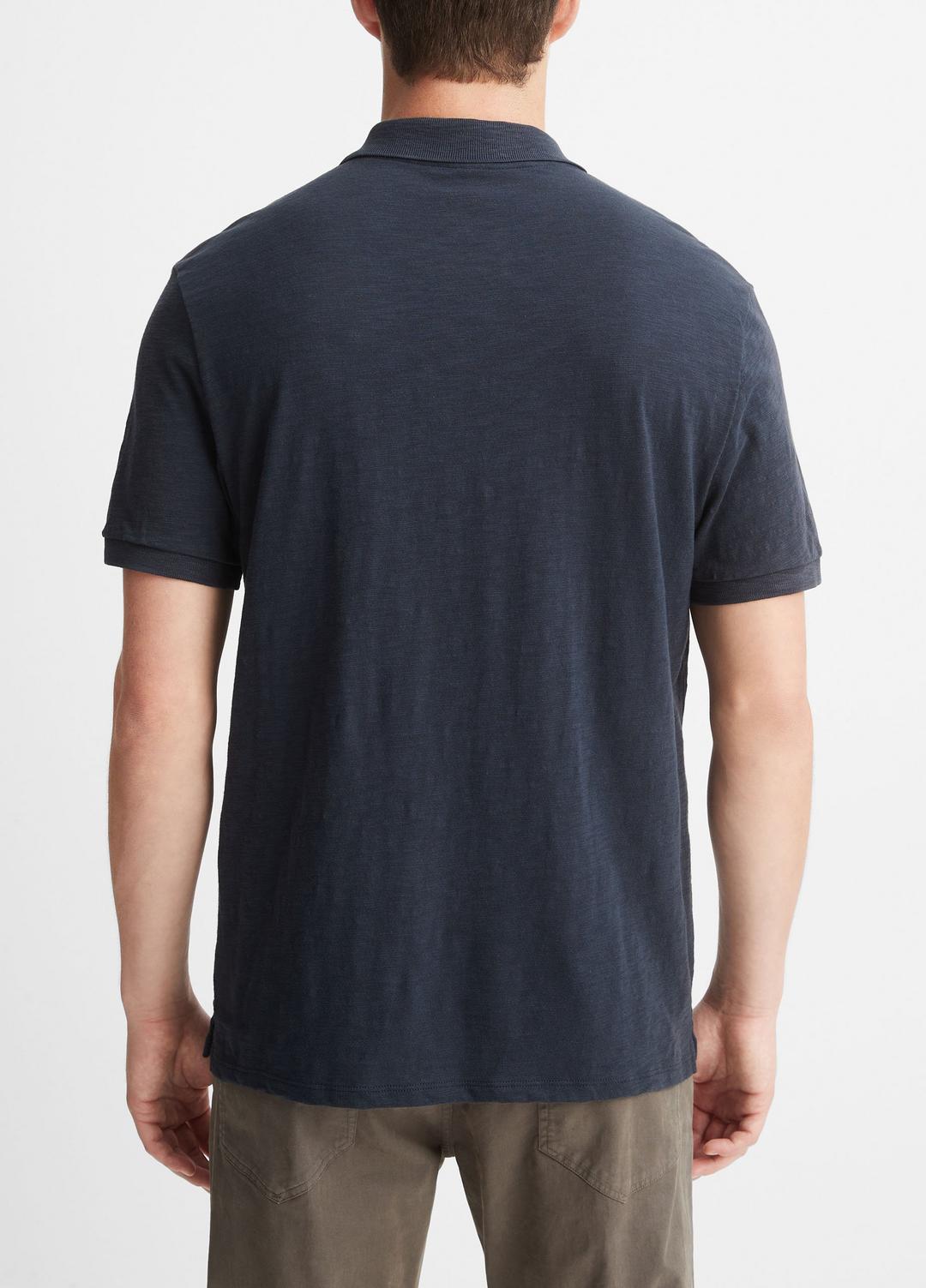 VINCE Special Offer - Classic Slub Polo Shirt in Henleys & Polos