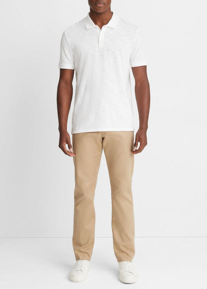 VINCE Smart Buy - Classic Slub Polo Shirt in Henleys & Polos
