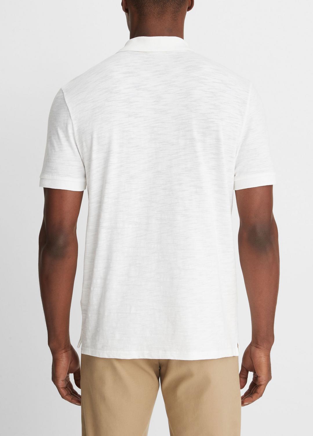 VINCE Smart Buy - Classic Slub Polo Shirt in Henleys & Polos