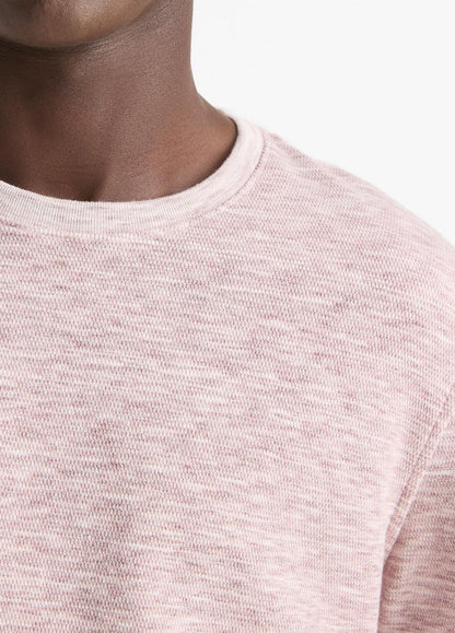 VINCE Best Seller - Space-Dye Cotton-Blend Long-Sleeve T-Shirt in Long Sleeve