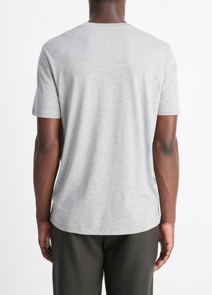 VINCE Best Seller - Pima Cotton V-Neck T-Shirt in Short Sleeve