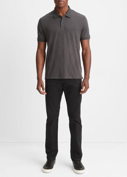 VINCE Sale - Classic Slub Polo Shirt in Henleys & Polos