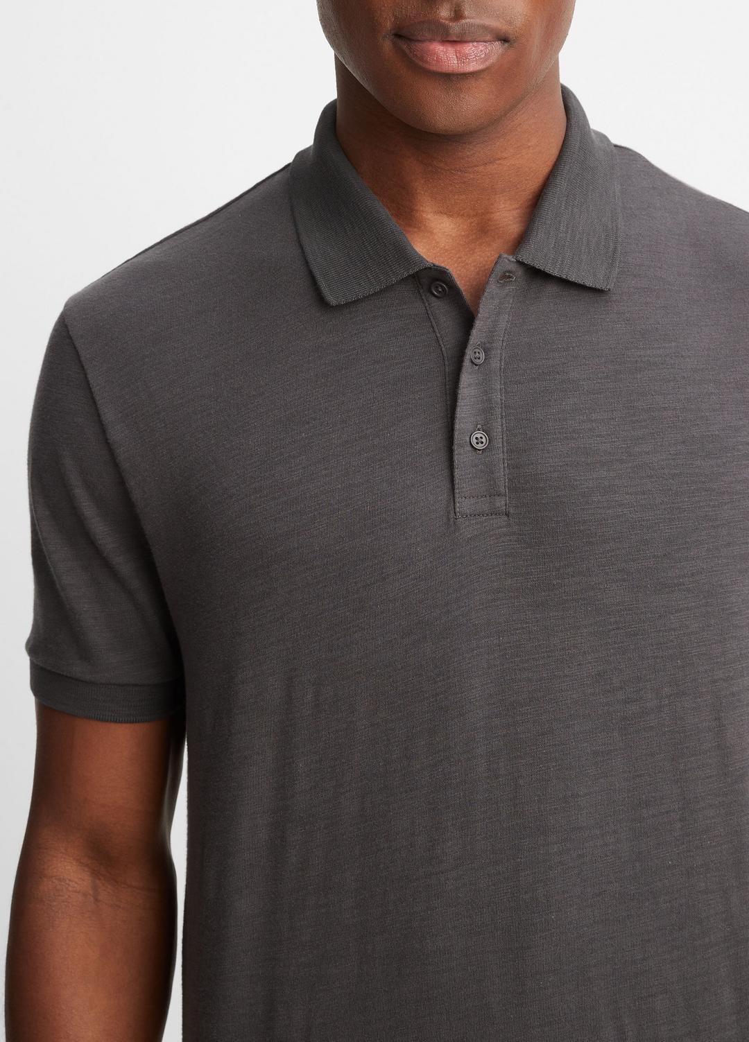VINCE Sale - Classic Slub Polo Shirt in Henleys & Polos