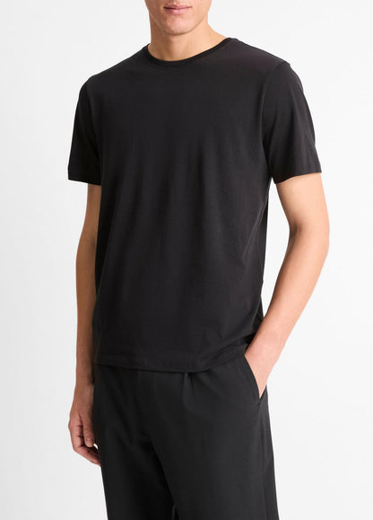 VINCE New - Pima Cotton Crew Neck T-Shirt in Short Sleeve