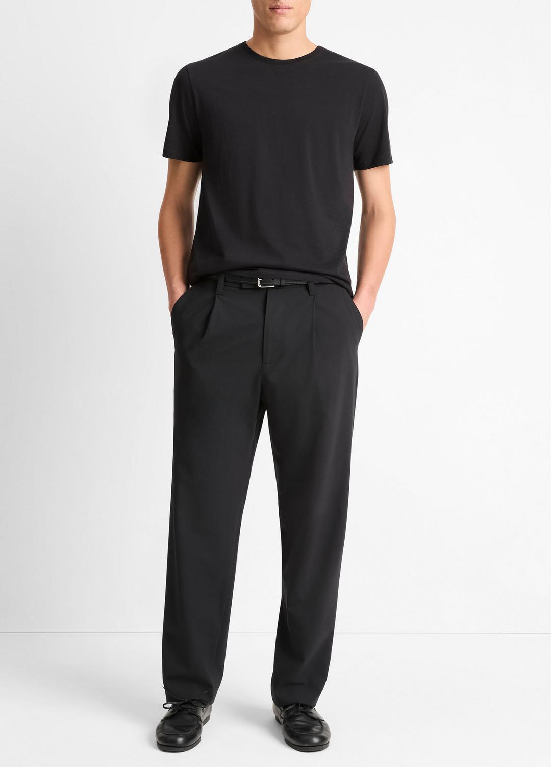 VINCE New - Pima Cotton Crew Neck T-Shirt in Short Sleeve