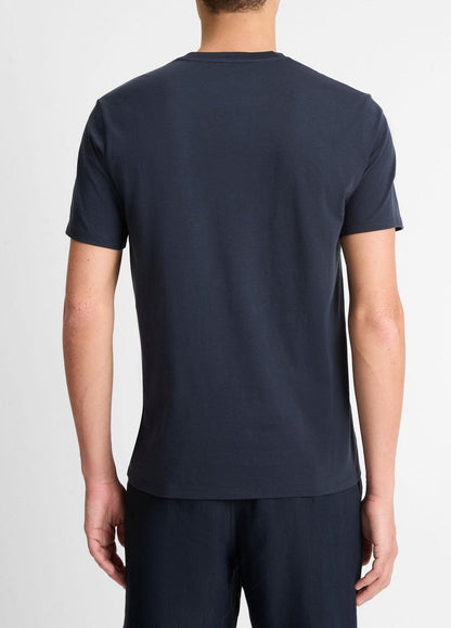 VINCE Hot Sale - Pima Cotton V-Neck T-Shirt in Short Sleeve