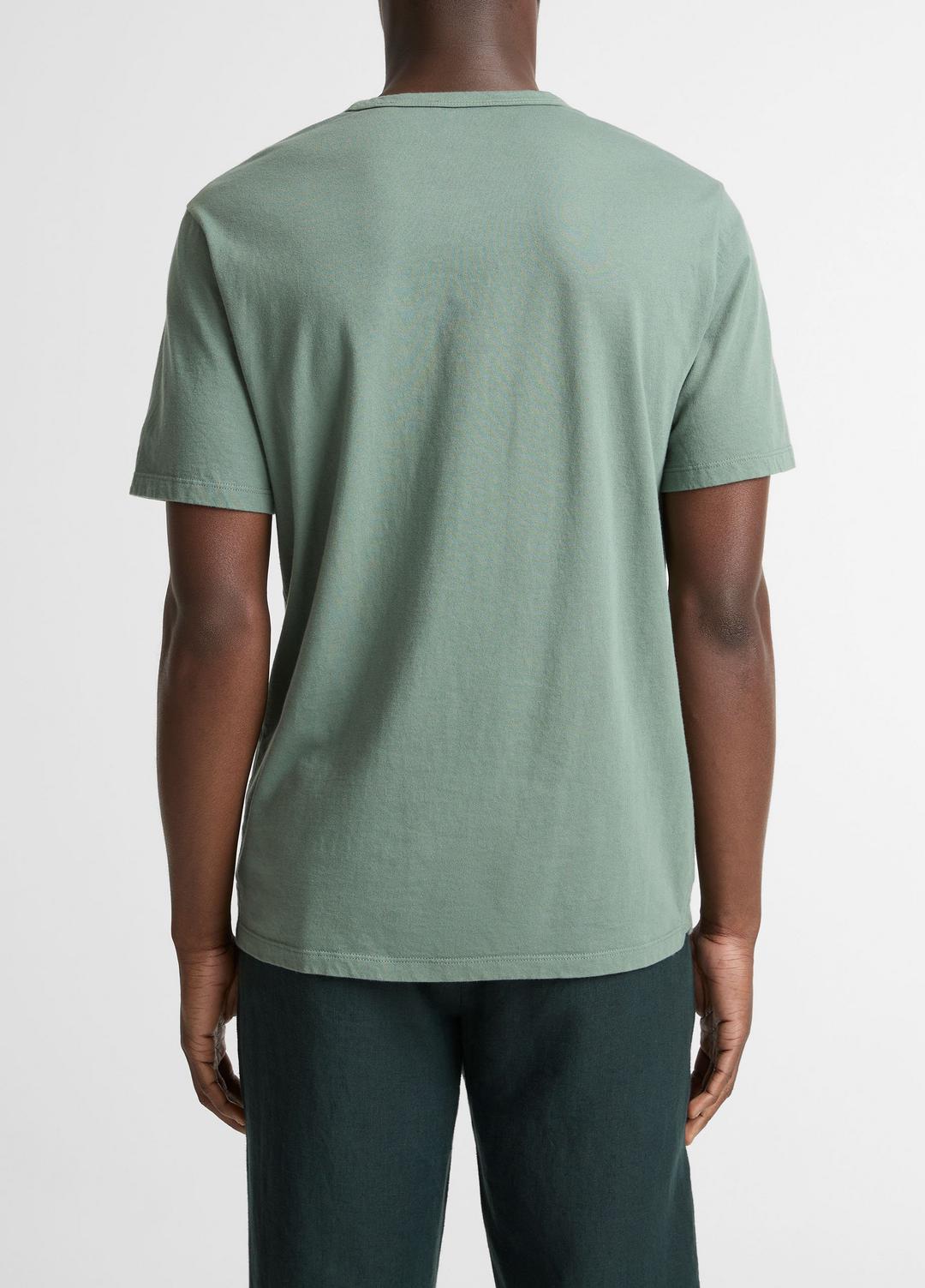 VINCE Popular - Garment Dye Cotton T-Shirt in Short Sleeve
