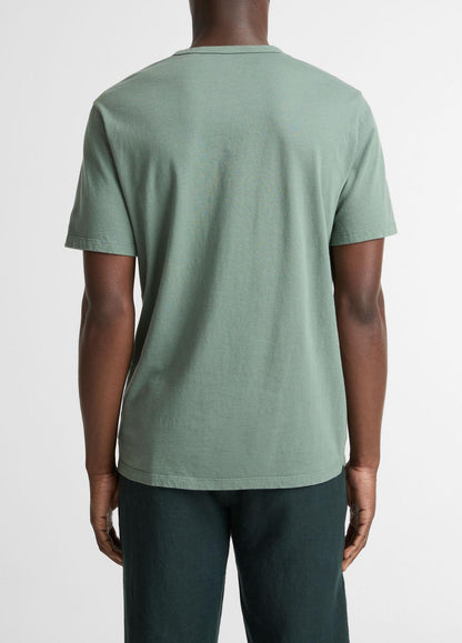 VINCE Popular - Garment Dye Cotton T-Shirt in Short Sleeve