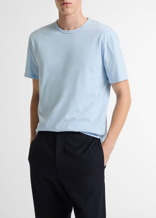 VINCE Premium - Garment Dye Cotton T-Shirt in Short Sleeve