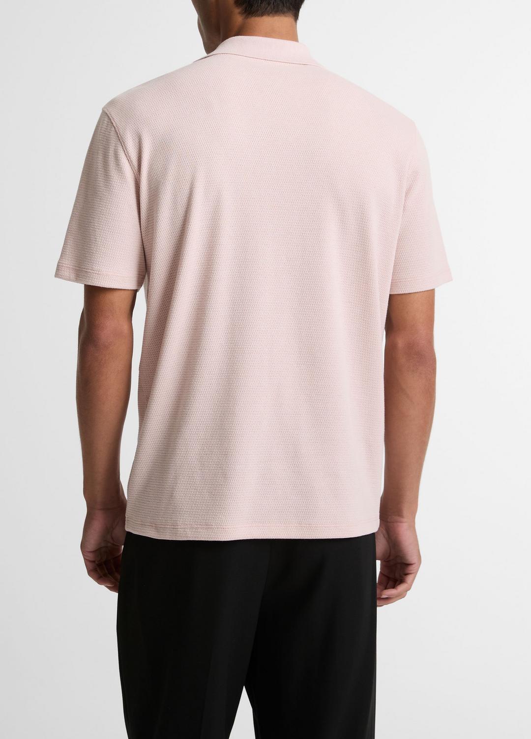 VINCE Trending - Cotton-Blend Johnny-Collar Polo Shirt in Henleys & Polos