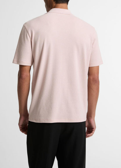 VINCE Trending - Cotton-Blend Johnny-Collar Polo Shirt in Henleys & Polos